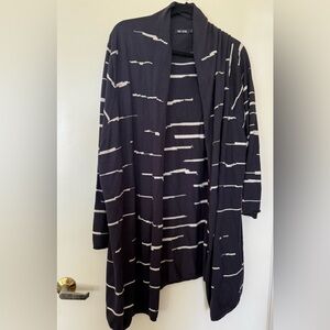 NWT Nic+Zoe Navy Open Front Cardigan in Size 3X